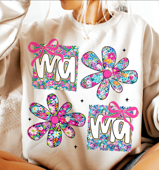 Mama flower shirt ^