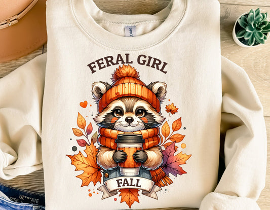 Feral girl fall