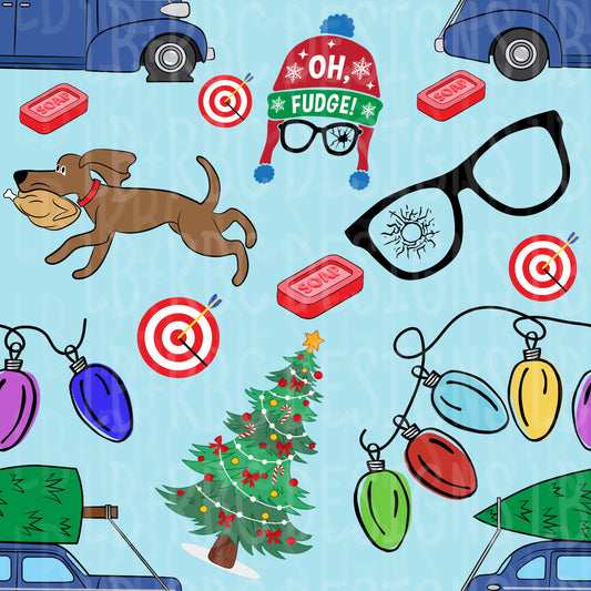 Oh fudge Christmas seamless