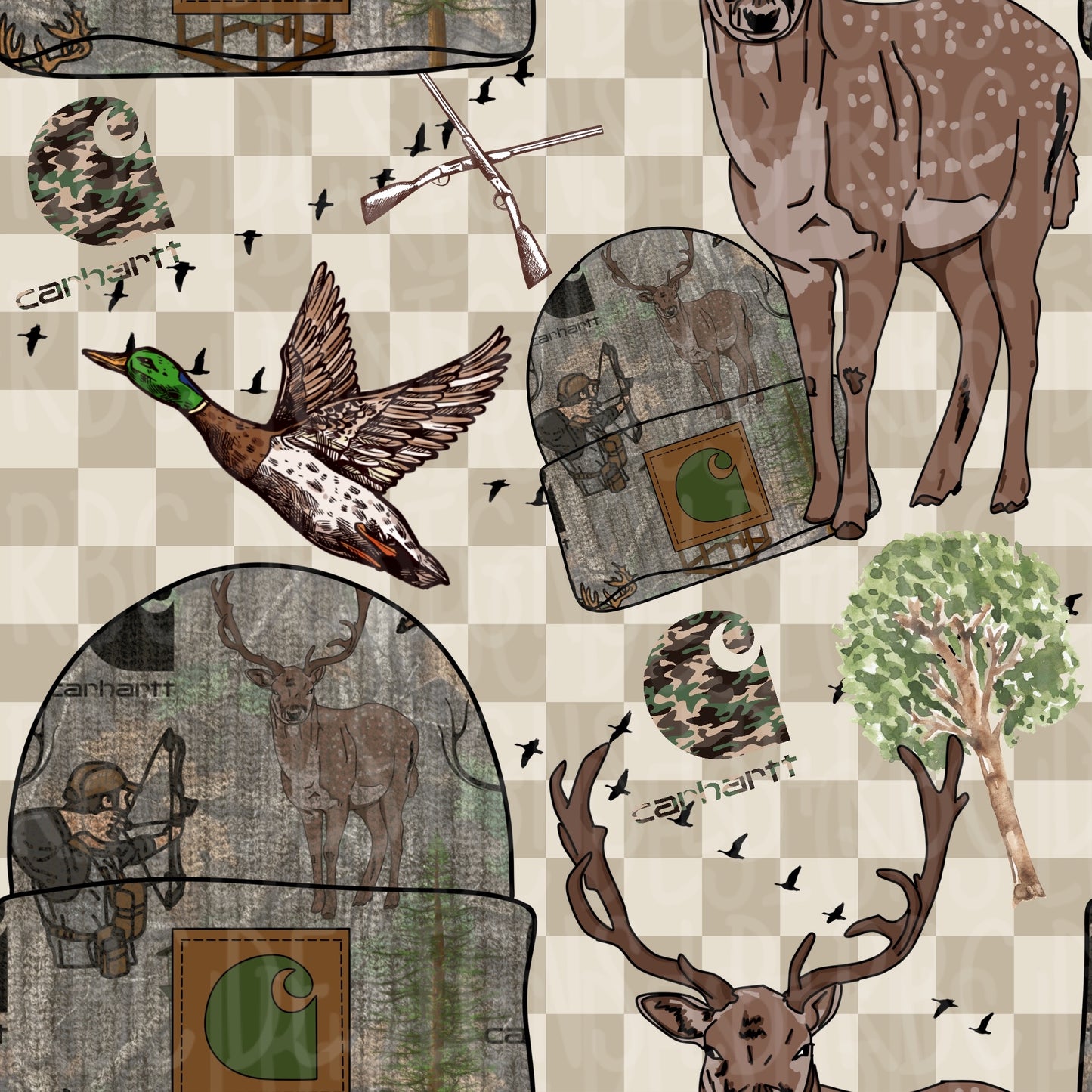 Camo hunting seamless