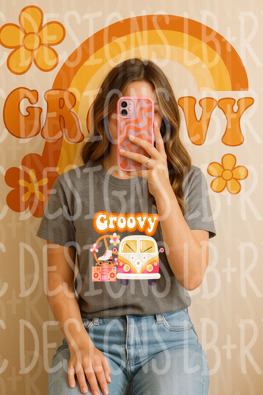 Groovy Retro PNG file