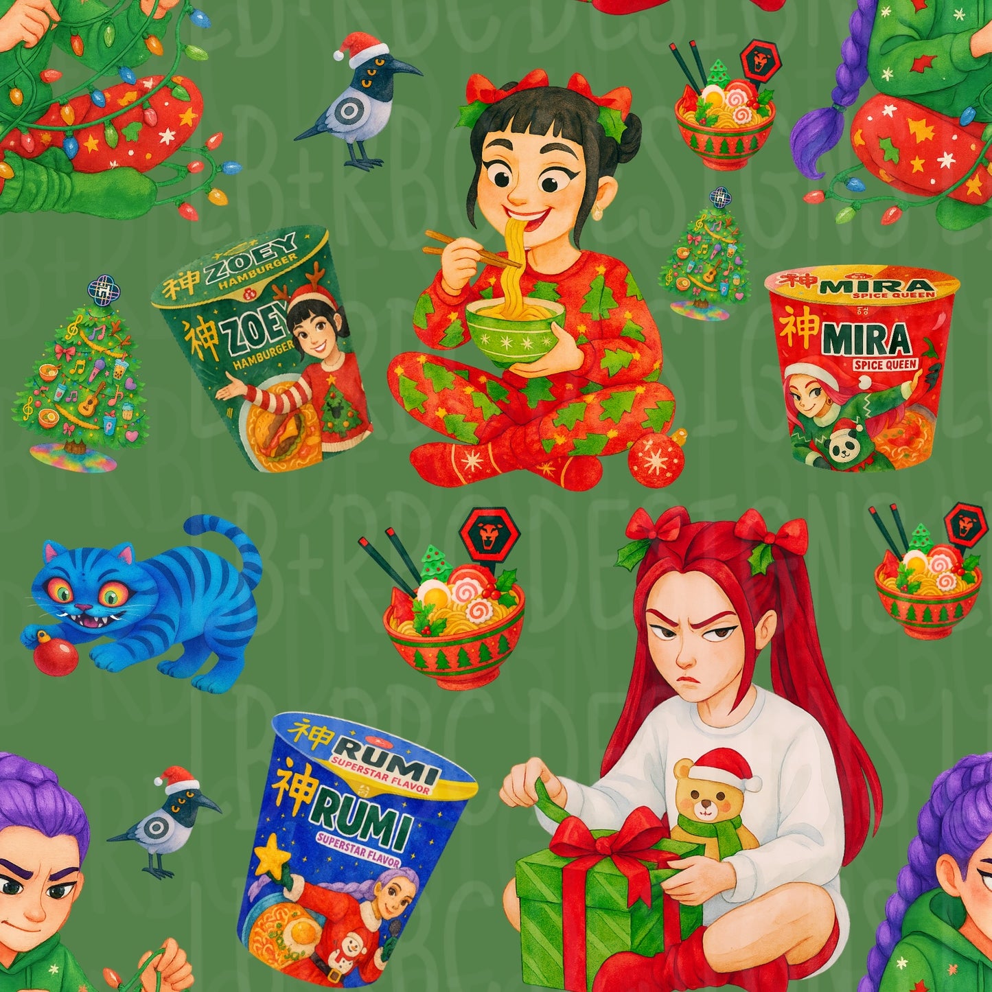 Christmas seamless file