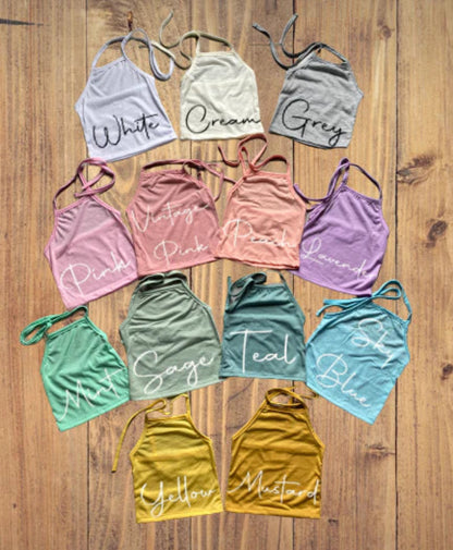 sublimation halter blanks