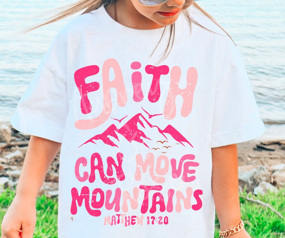 Faith can move mountains shirt ^