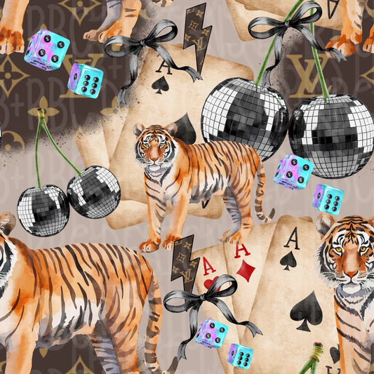 Tiger cherry Seamless file