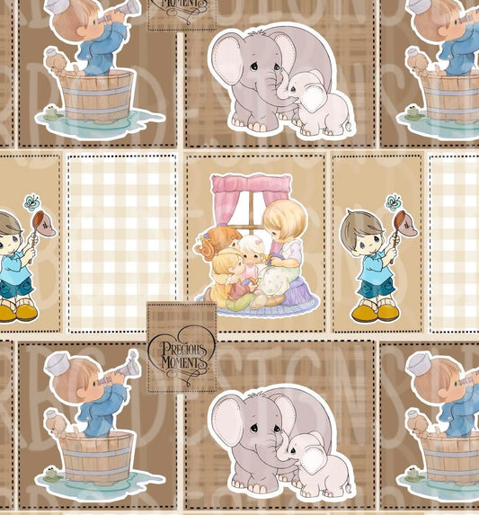 Patchwork Precious moments  seamless file