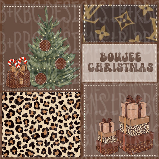 Patchwork Christmas seamless file'