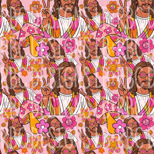 Jesus groovy seamless