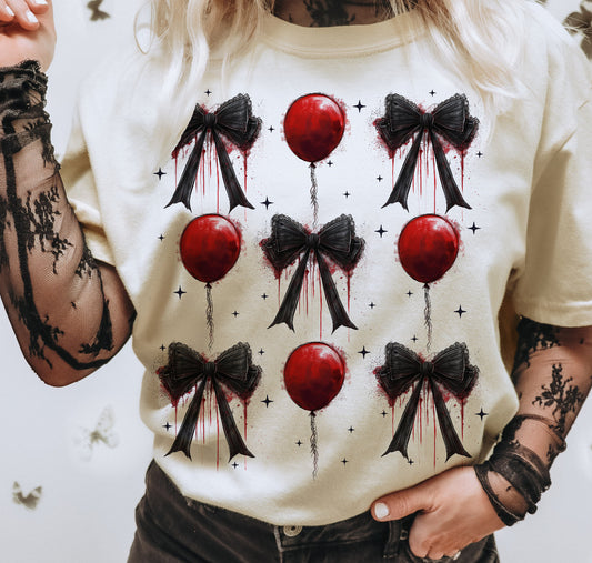 Balloon bows Halloween sweatshirt Shirt