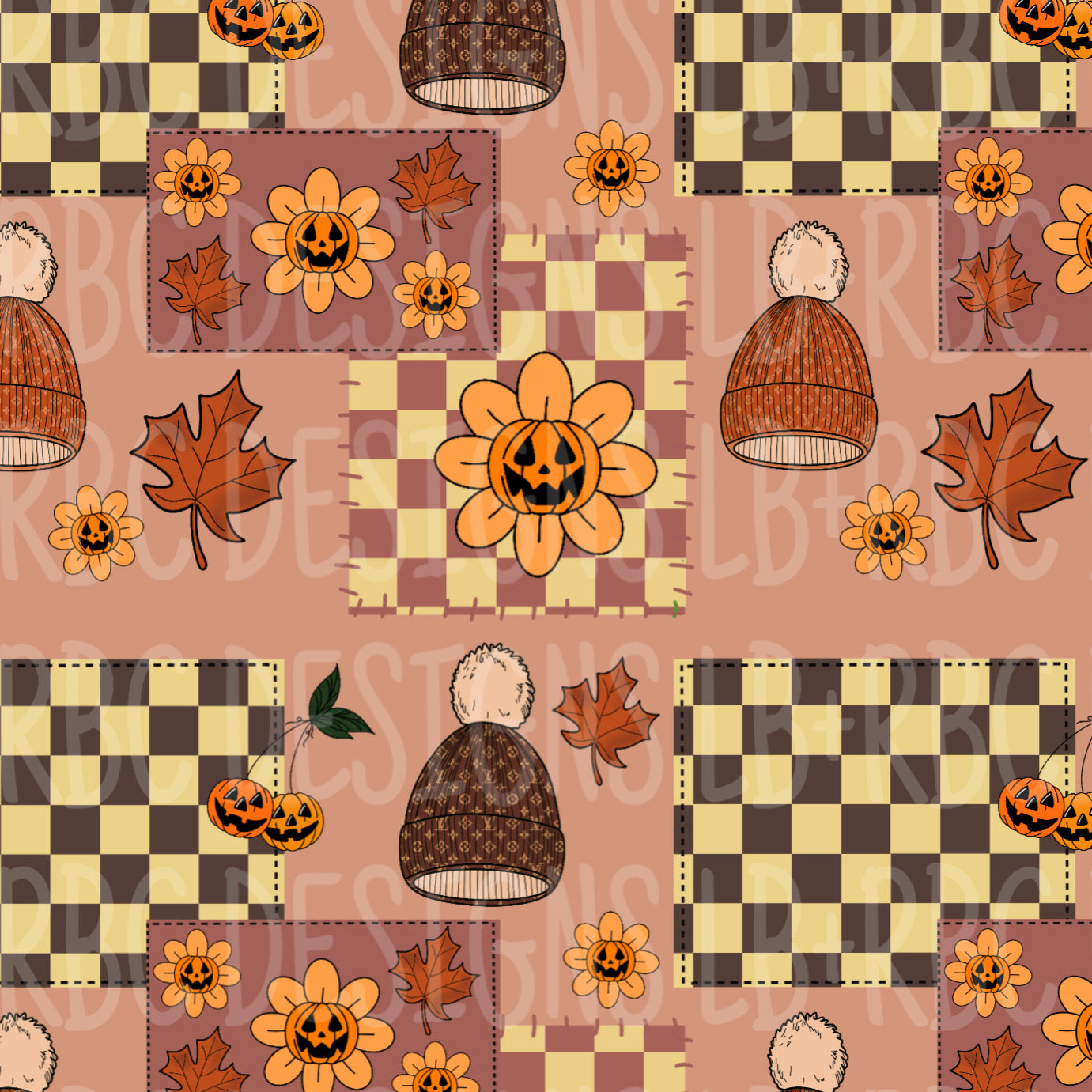 Fall vibes seamless file