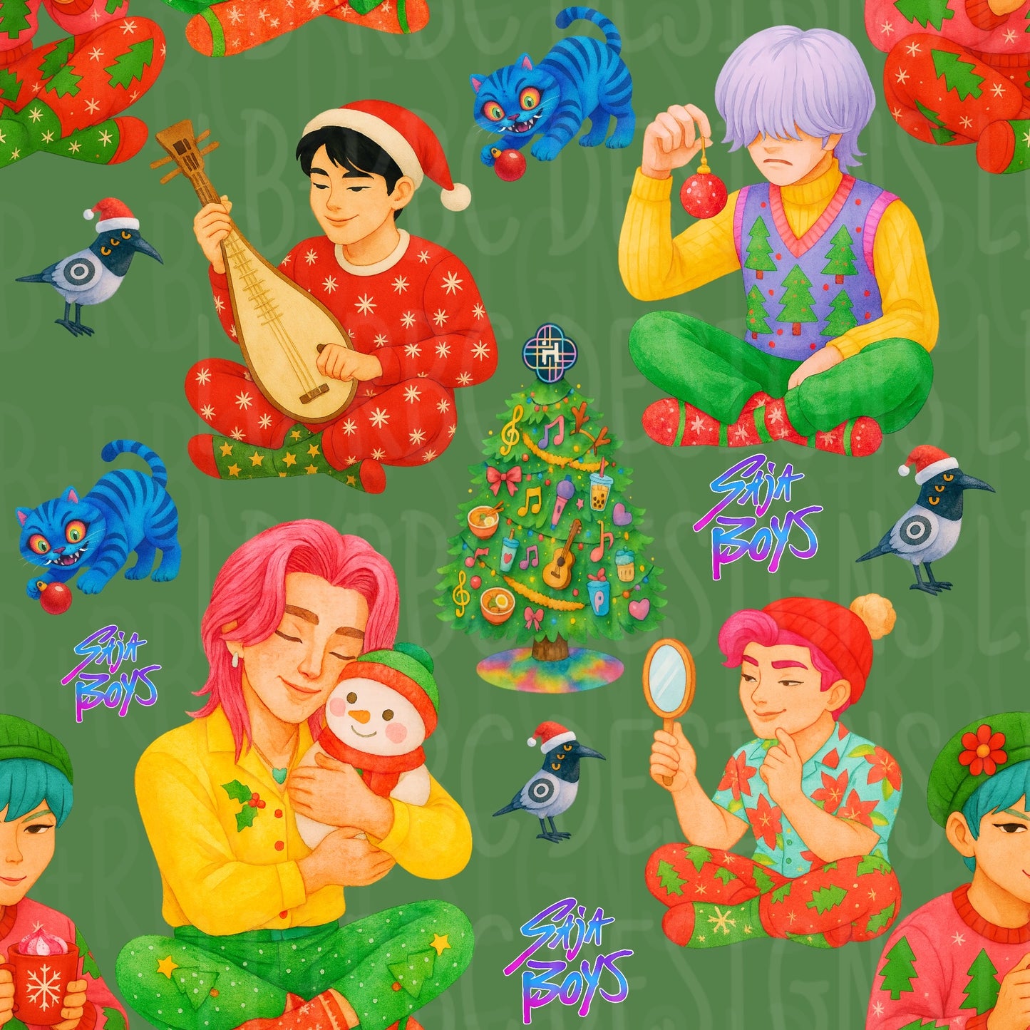 Christmas seamless file