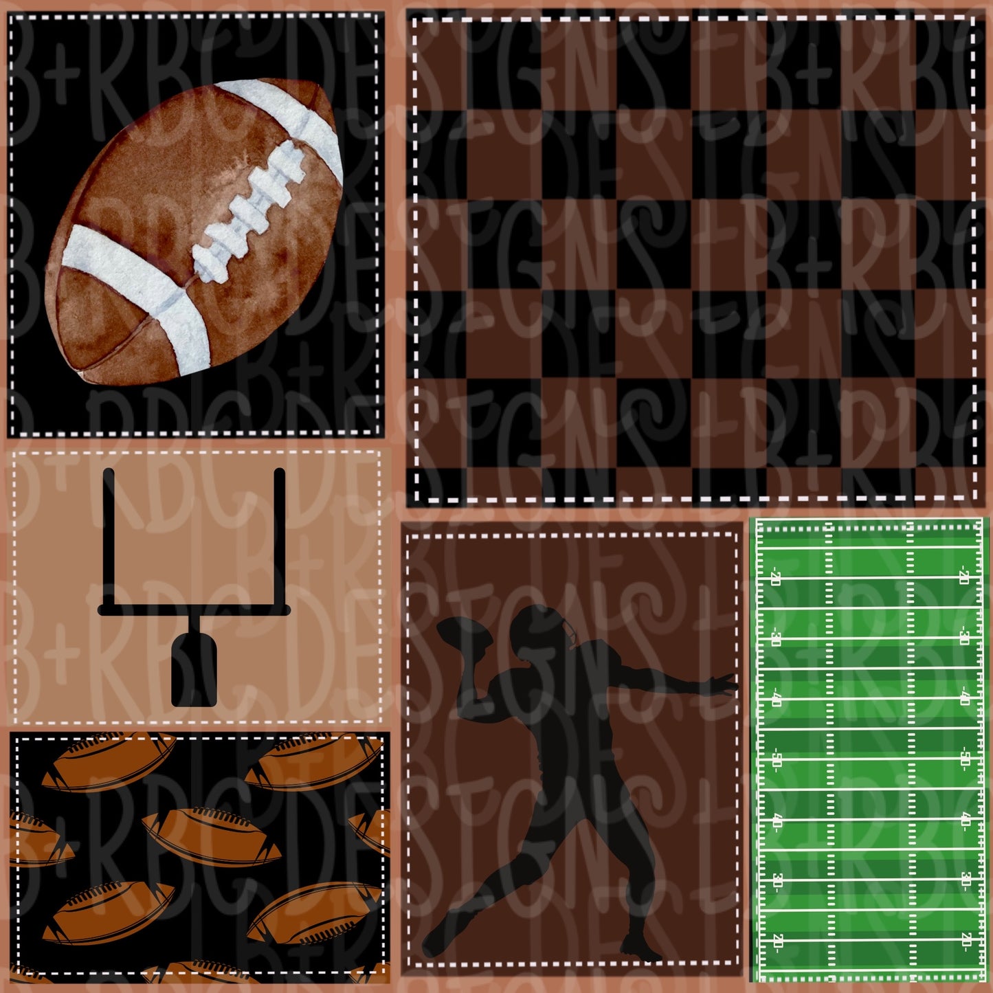 Football seamless file'