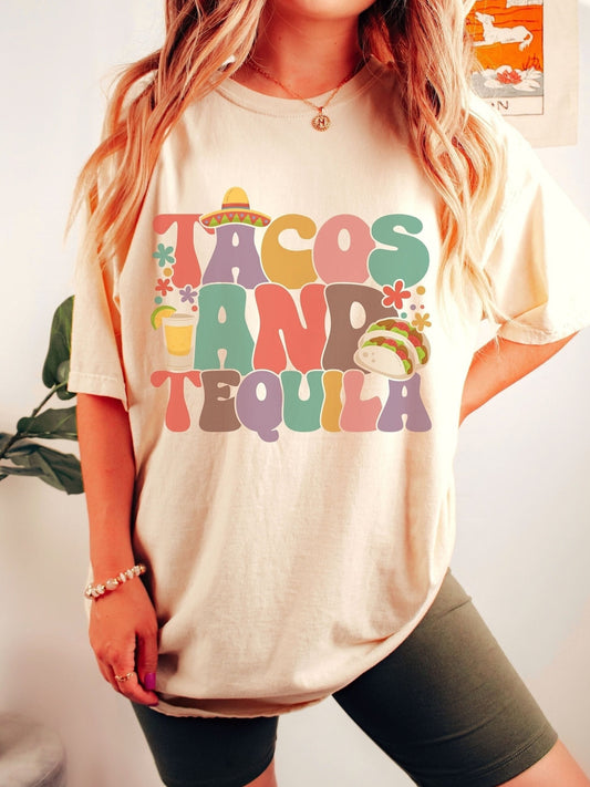 Tacos and tequila  Cinco de mayo shirt