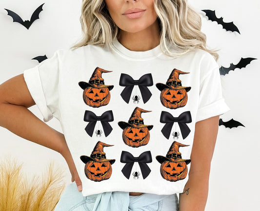 Pumpkin bows Halloween sweatshirt Shirt