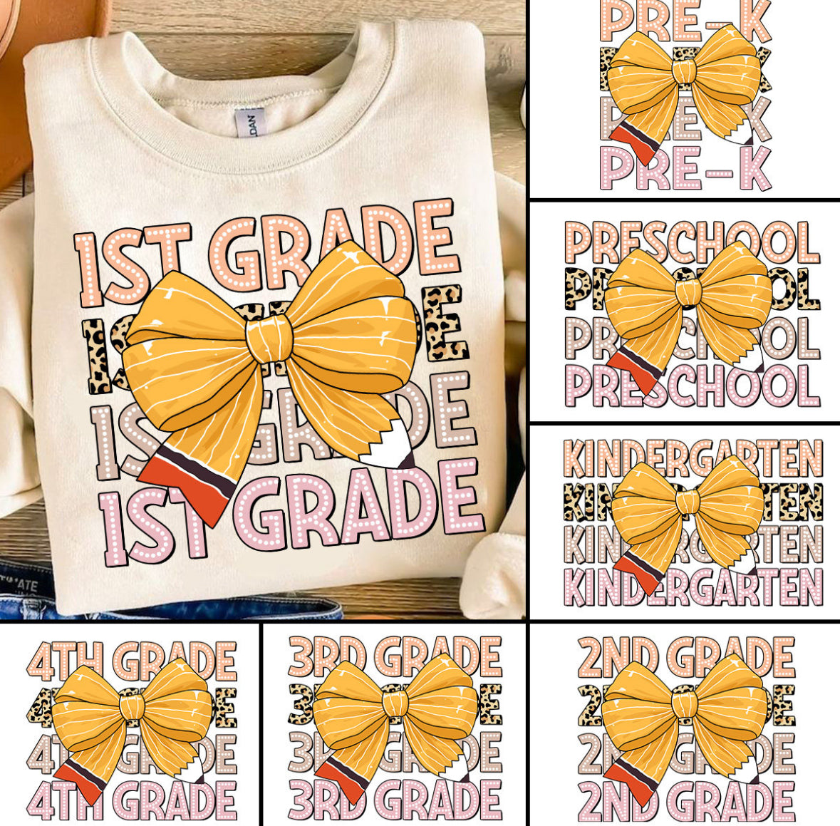 Pencil bow back to school