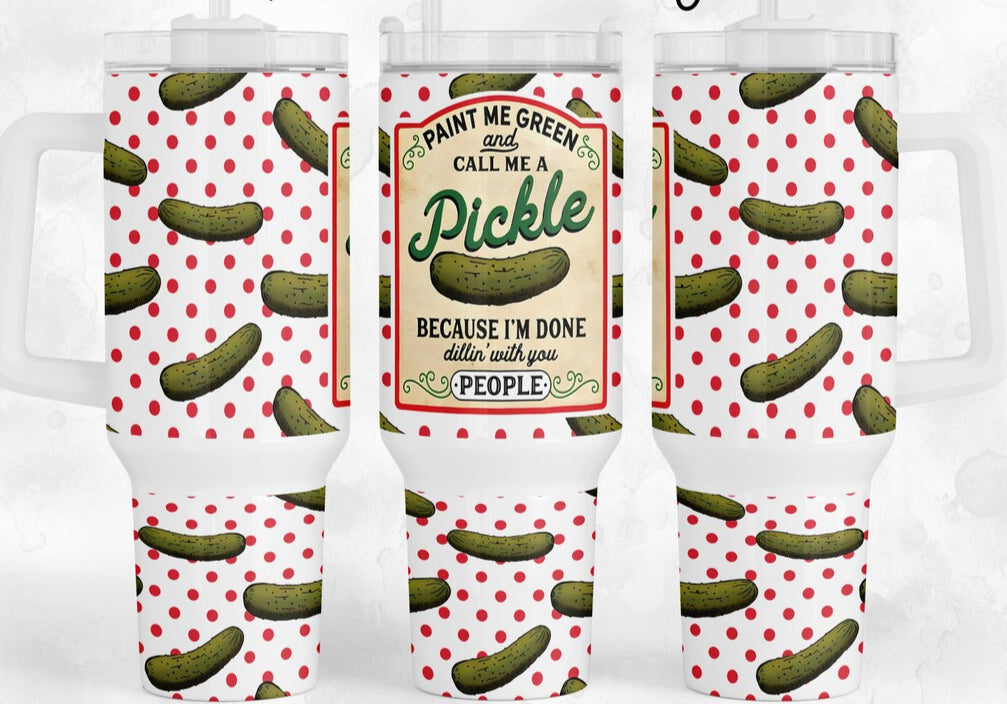 Pickle  40oz tumbler