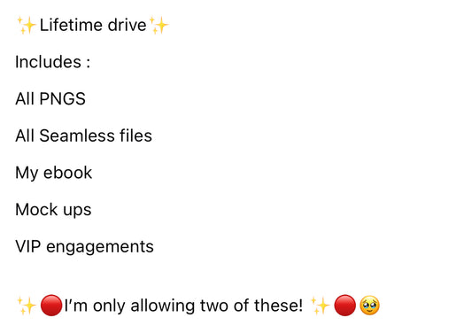 Lifetime seamless and png drive SMALL SHOPS