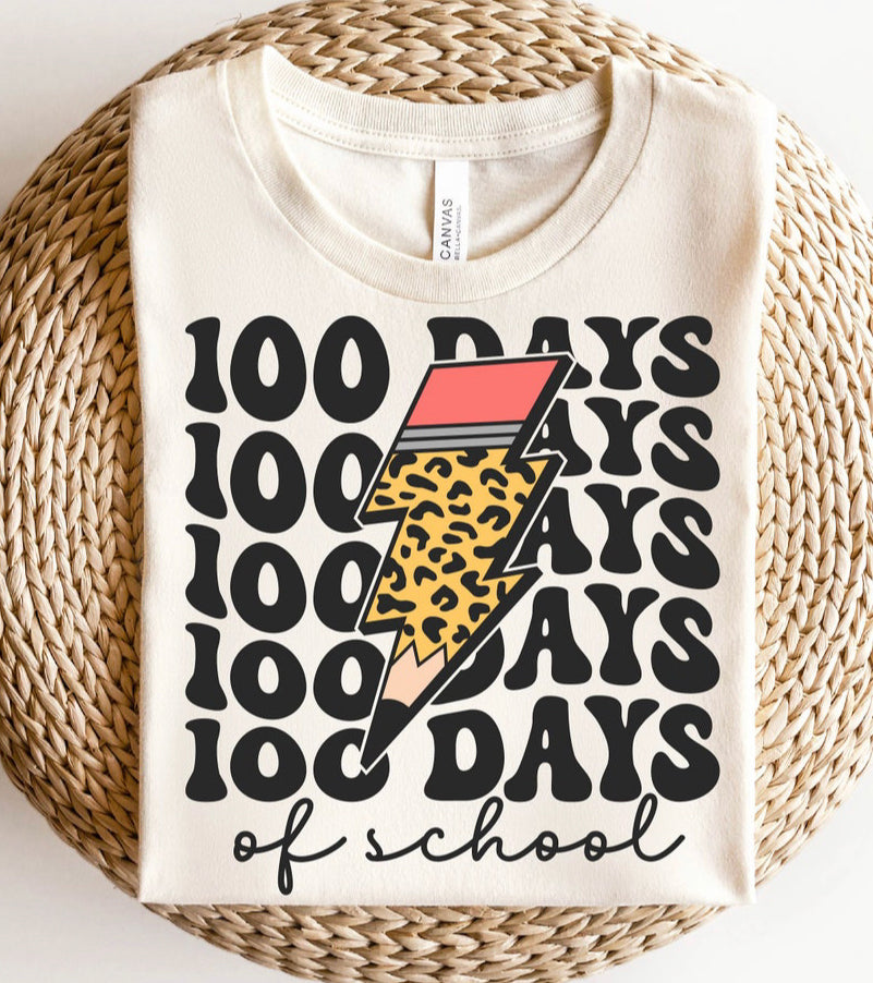 Pencil Leopard 100 days