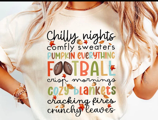 Chilly nights shirt sweatshirt