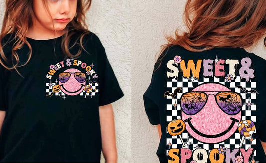 Sweet and spooky kids shirt