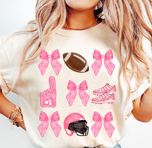 Pink football shirt