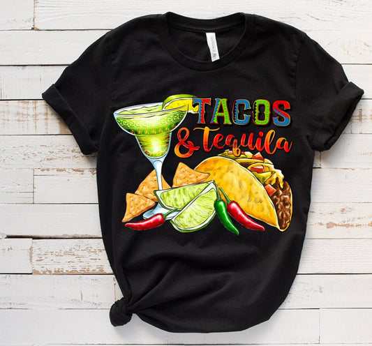 Tacos and tequila  Cinco de mayo shirt