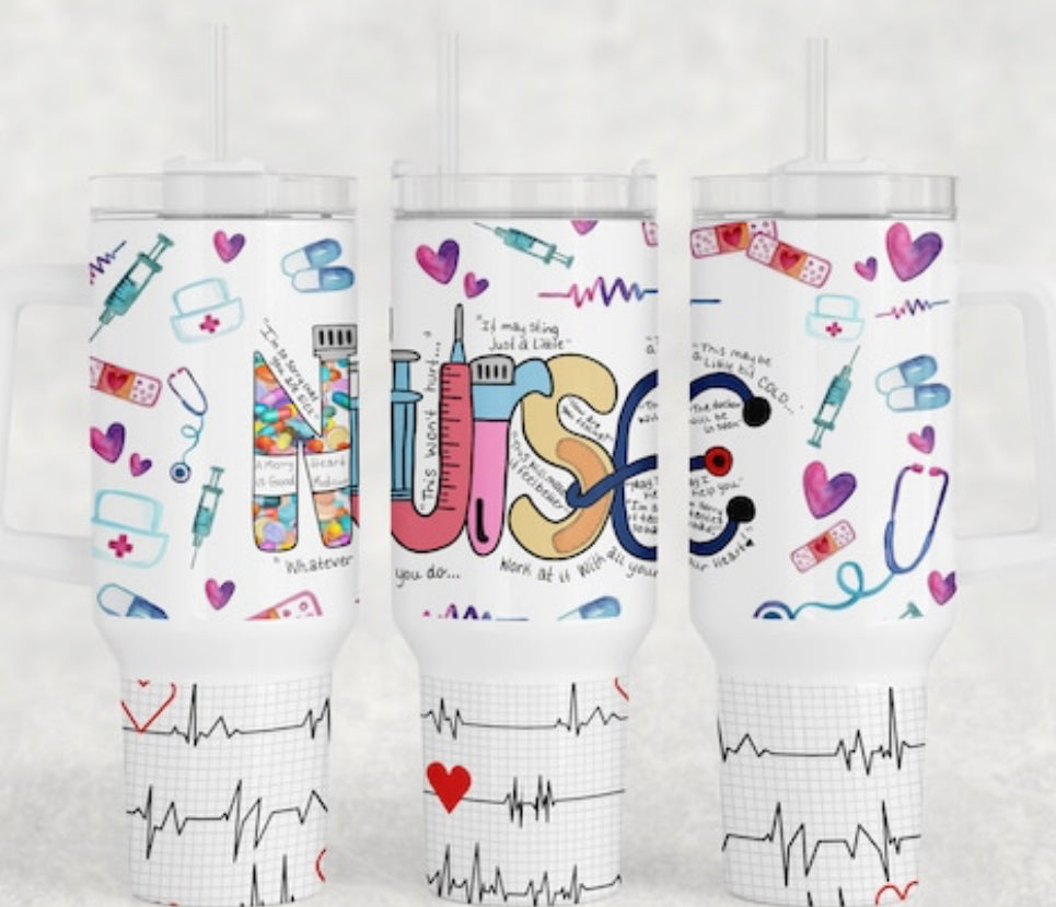 Nurse 40oz tumbler