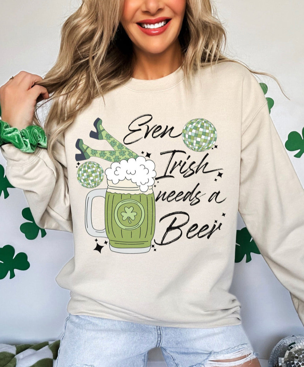 Even Irish need beer St. Patrick’s day shirt