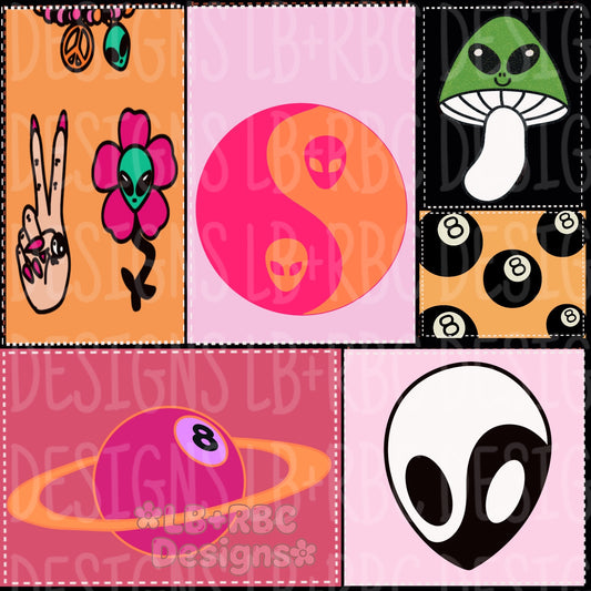 Alien pink seamless file