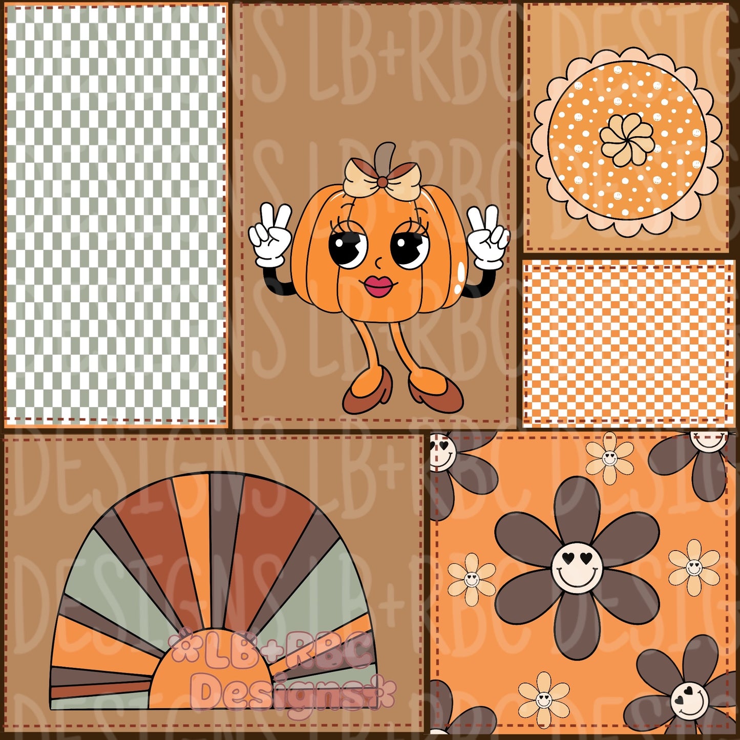 Girly fall seamless file