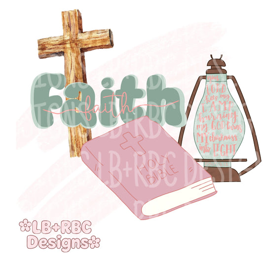 Pink religious png file