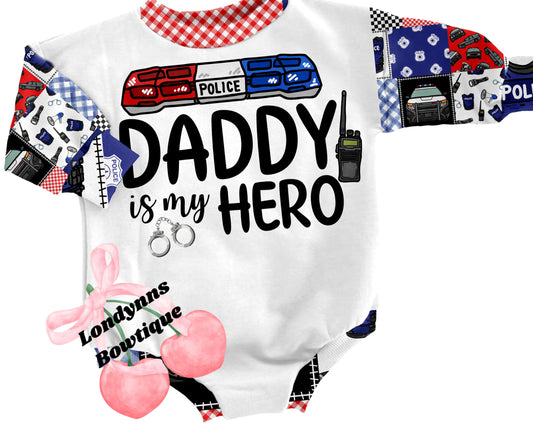 Daddy is my hero cop