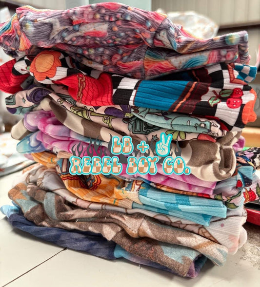Printed Mystery bummies NO REQUEST!!!! 15-25 business days tat