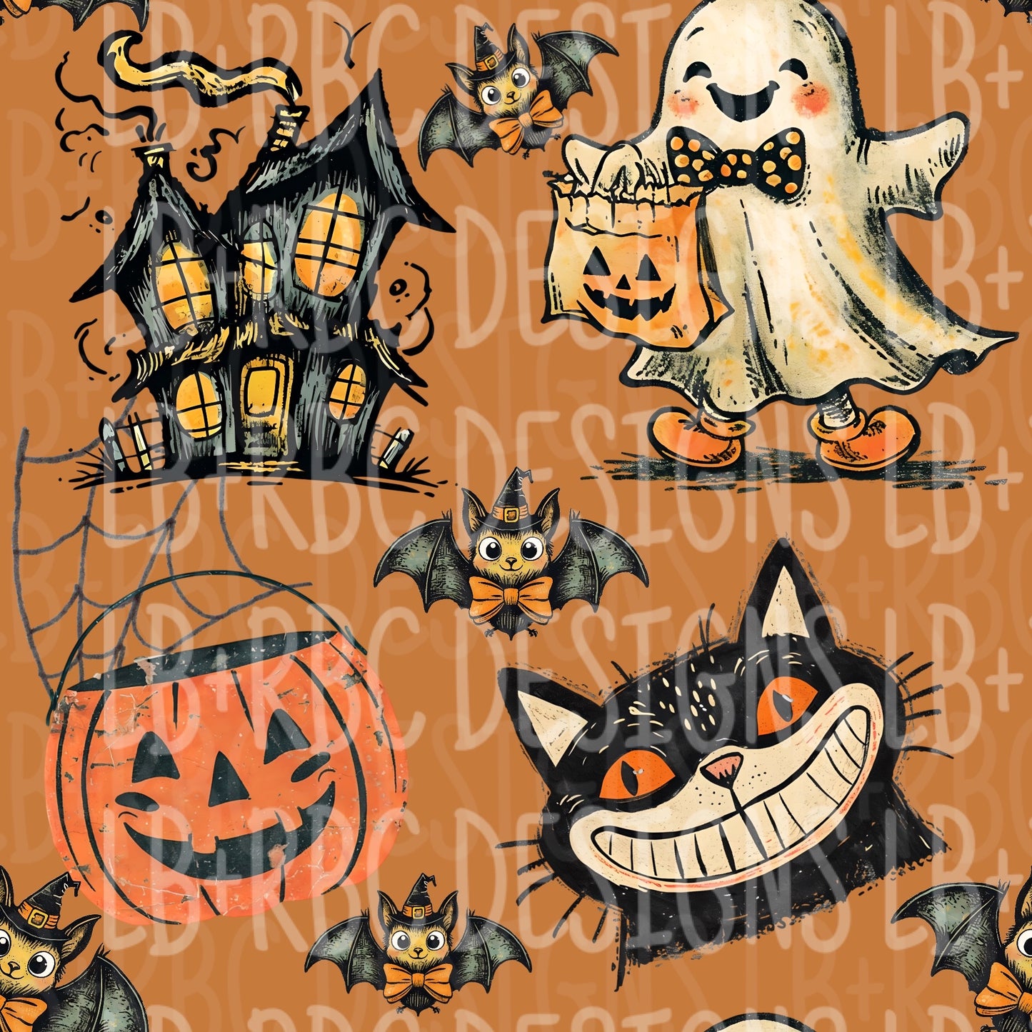 Halloween seamless file