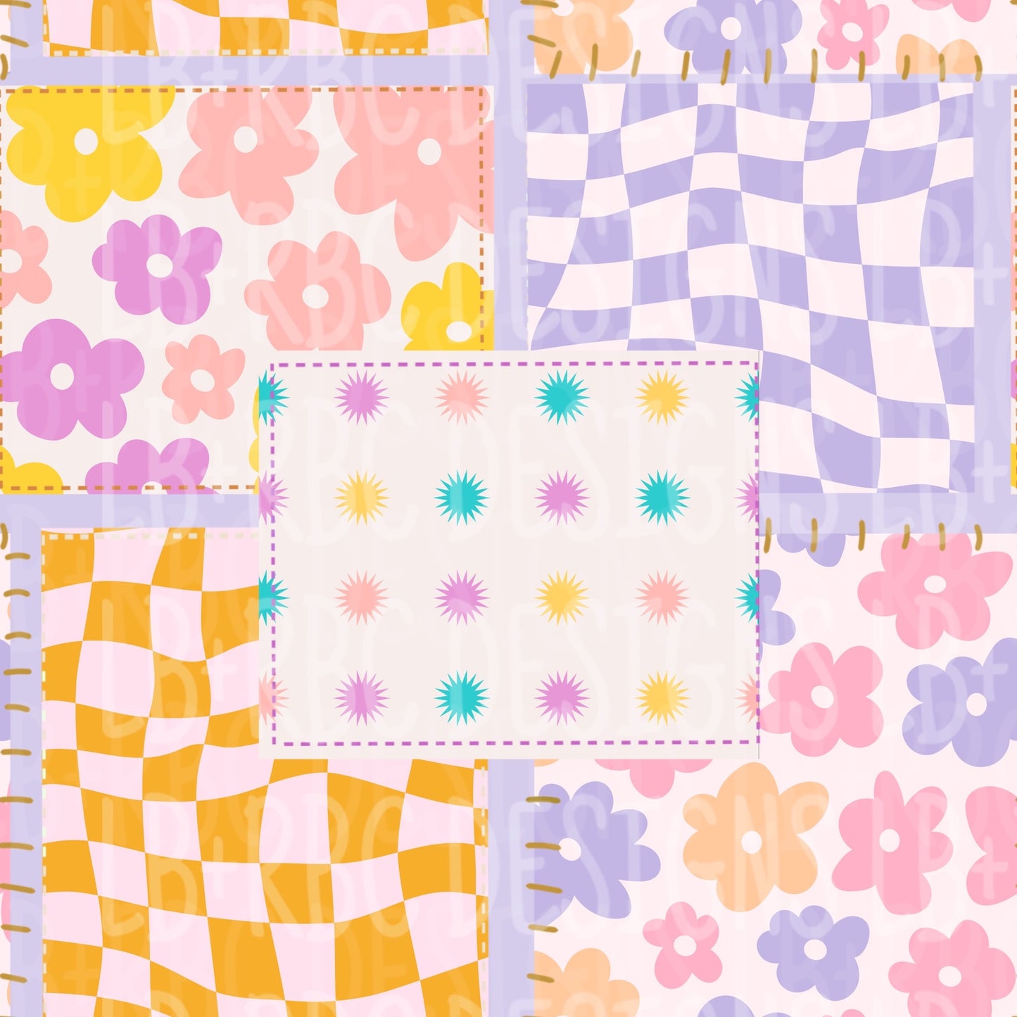 Patchwork seamless file