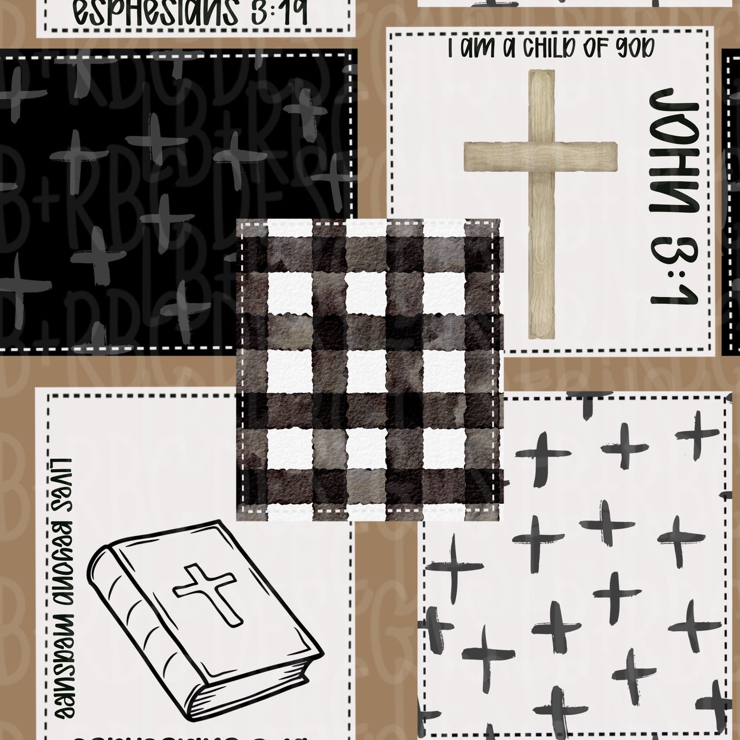 Neutral religious seamless file