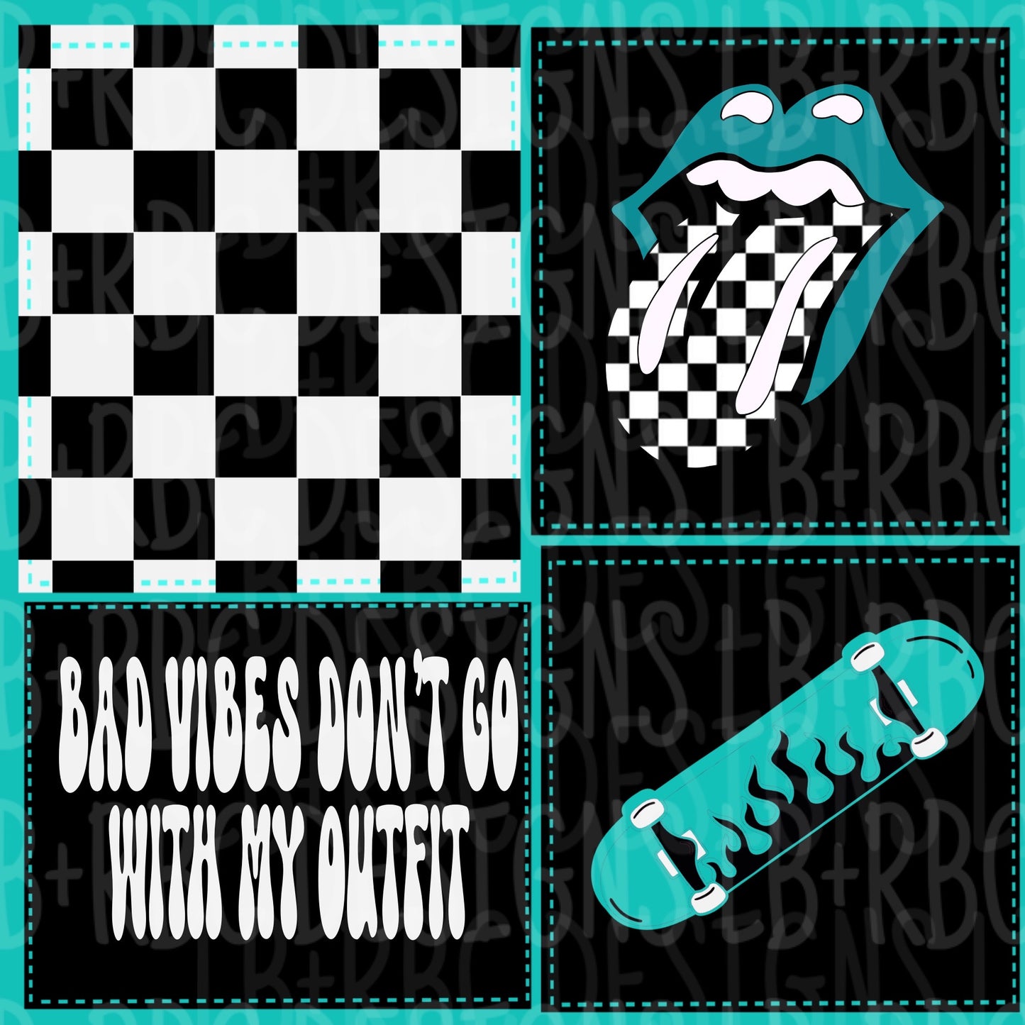 Bad vibes seamless file