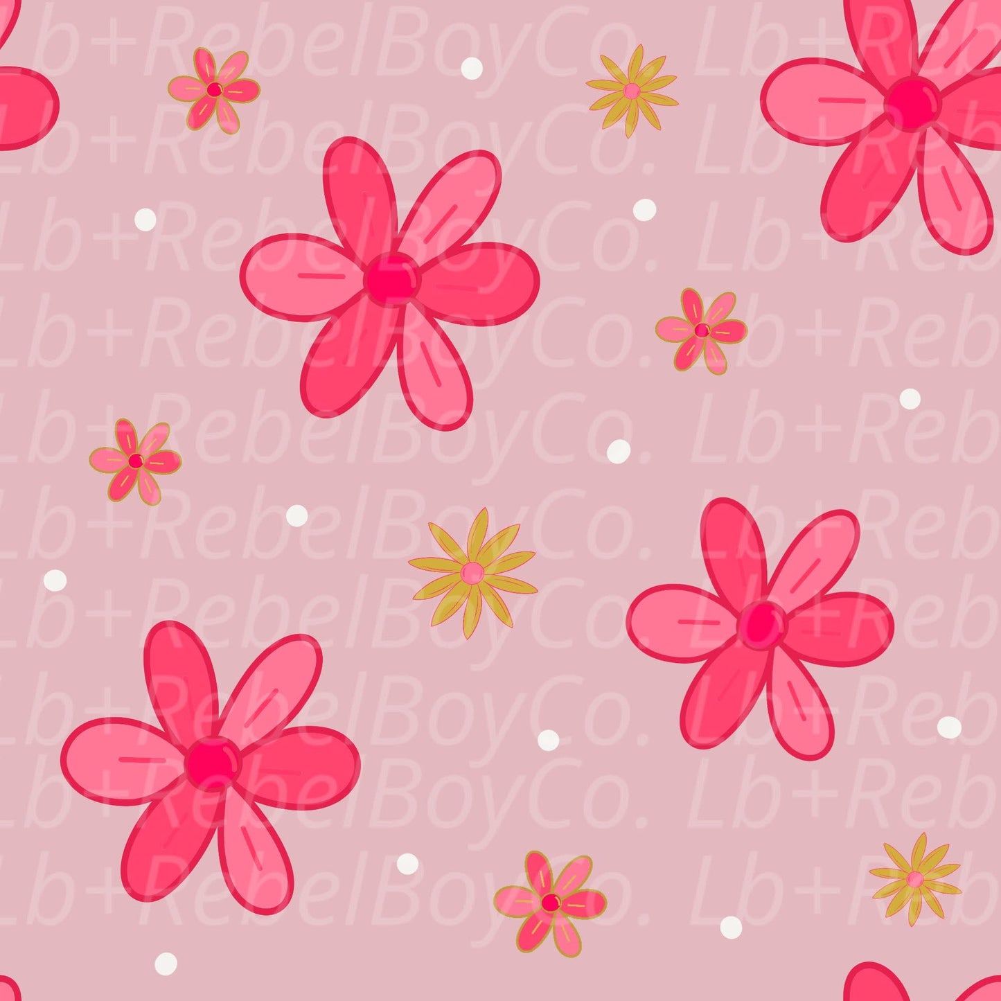 Flower pink  seamless file