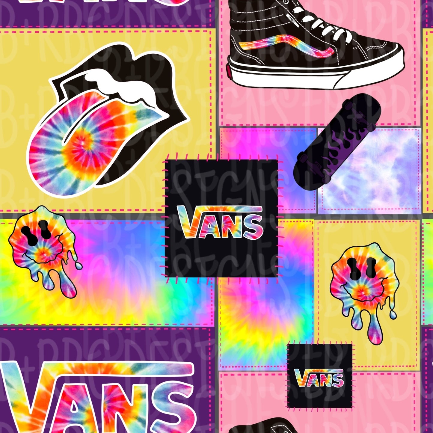 Tie dye seamless file