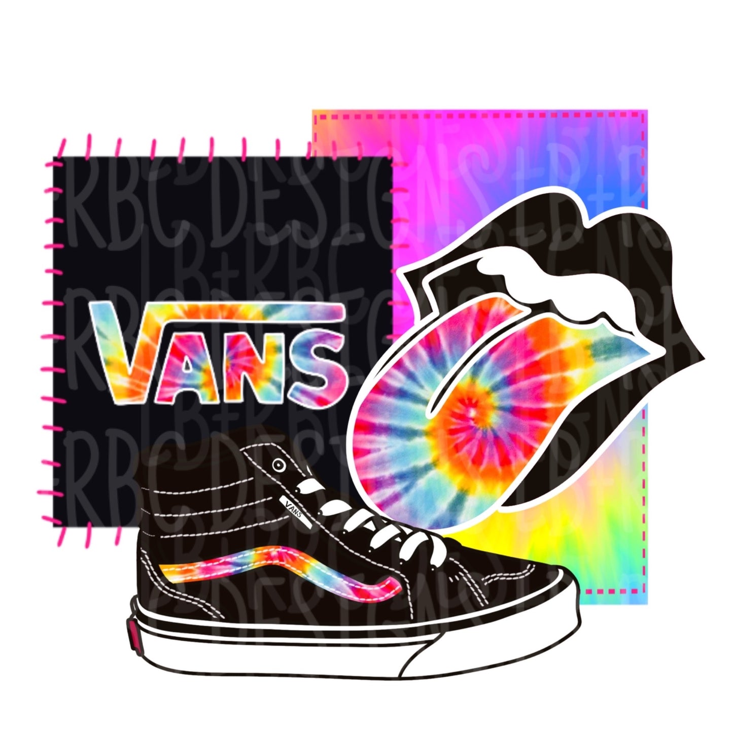 Tie dye PNG file