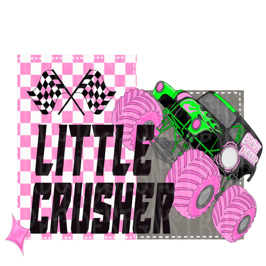 Pink monster truck png file