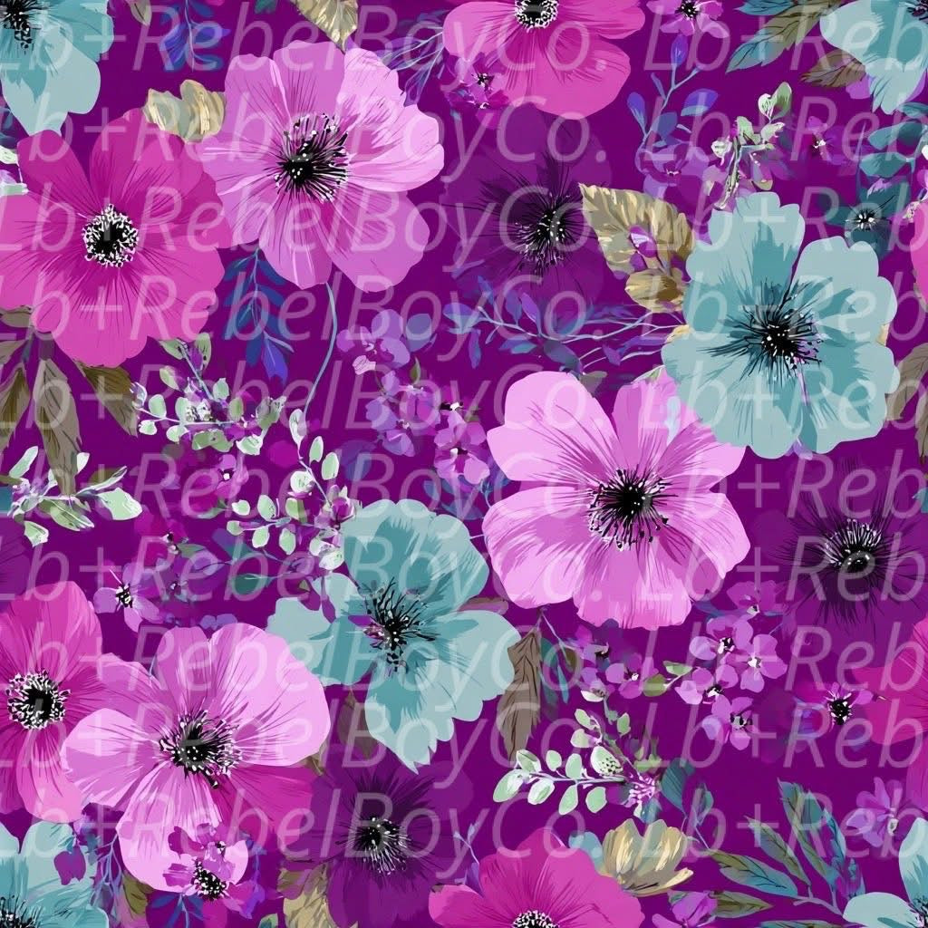 Floral seamless patterns
