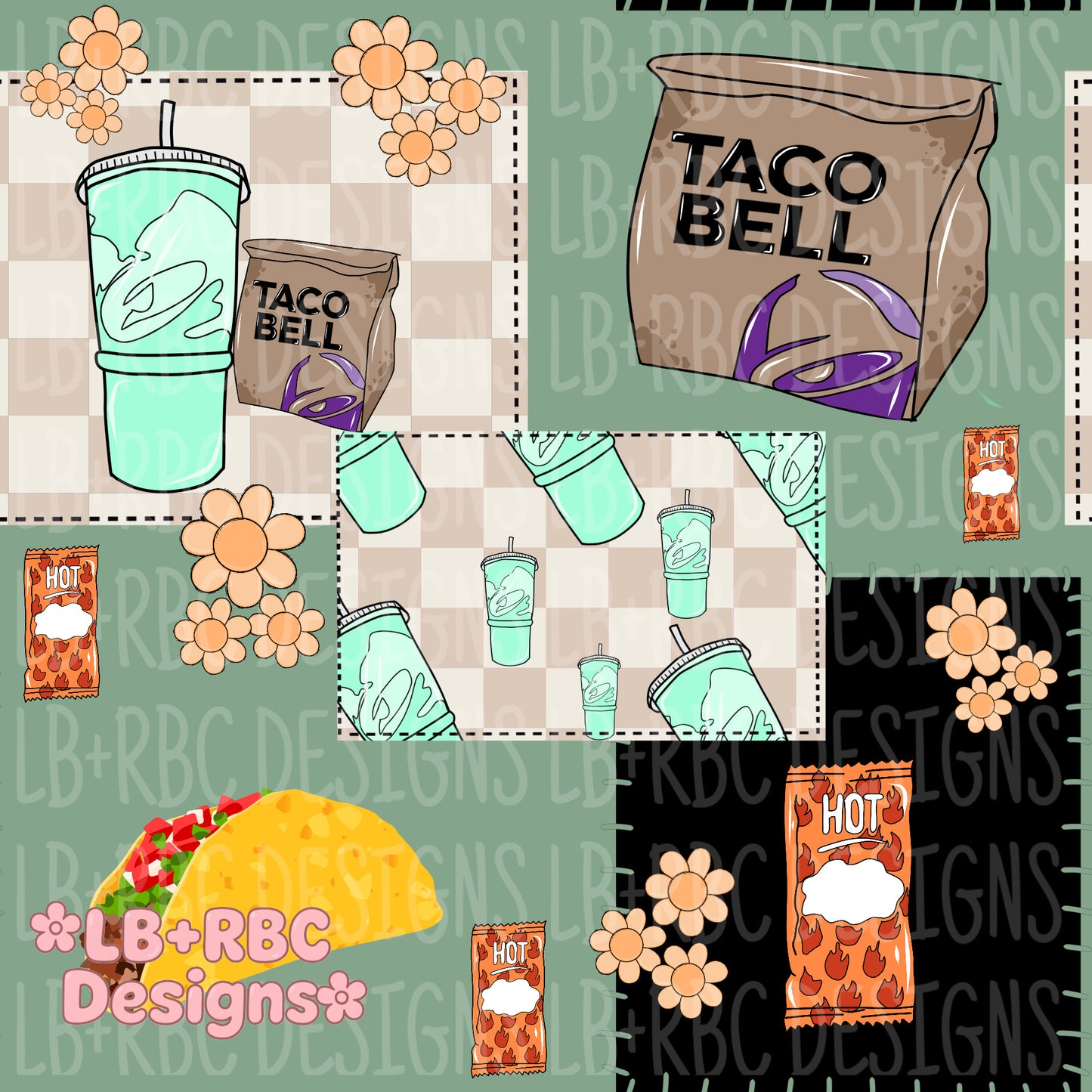 Foodie seamless file