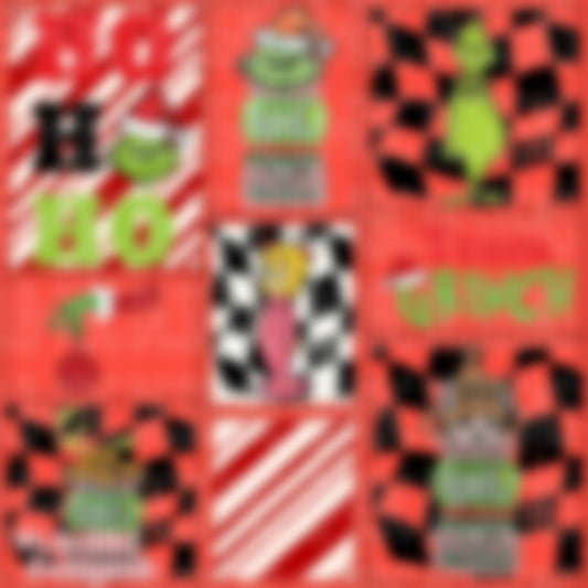 Green Christmas seamless file