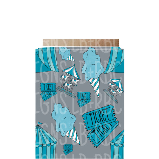 Blue circus seamless file