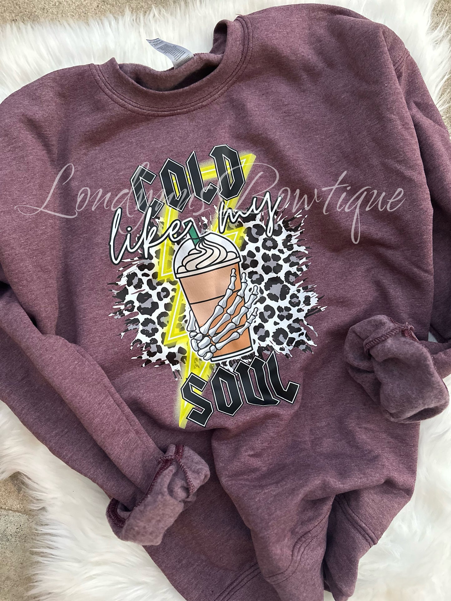 Cold like my soul crewneck