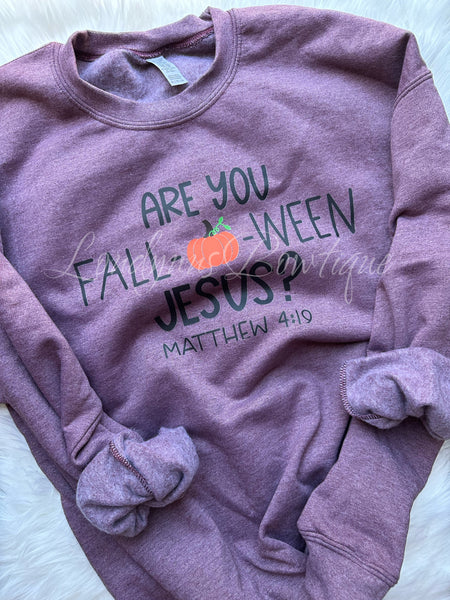 Are you Fall-O-ween Jesus