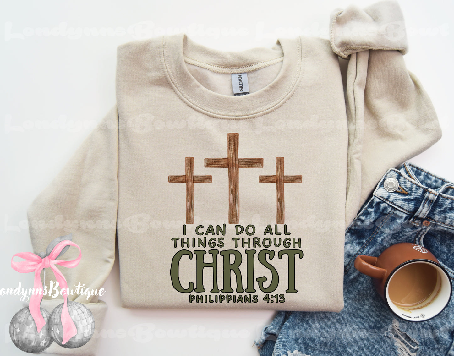 I can do all things through Christ shirt green