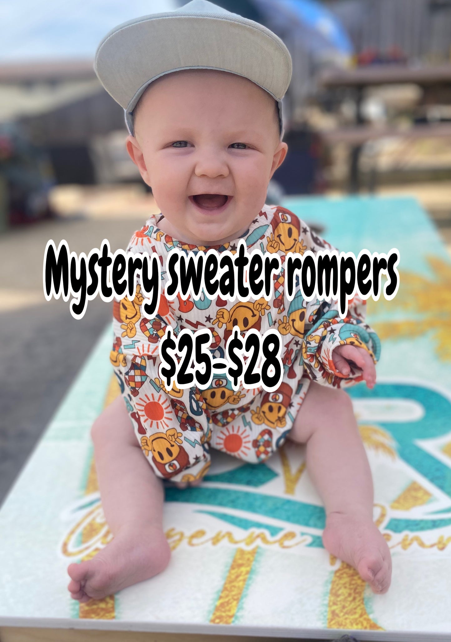 Mystery sweater rompers || NO CODES