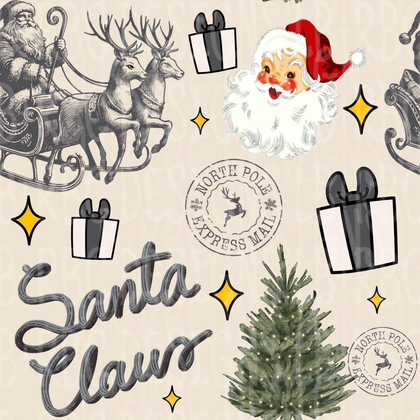 Christmas seamless file